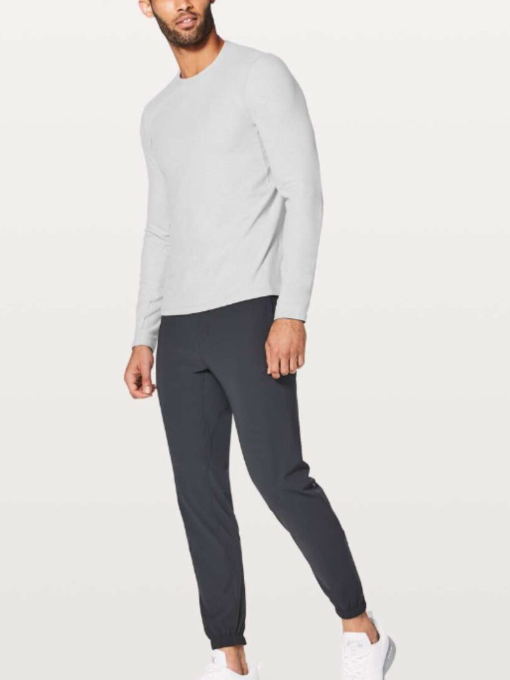 Lululemon Mens Light Grey Surge Warm Long Sleeve XL